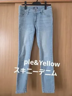 purple&Yellow ライトブルー スキニーデニム　Mサイズのサムネイル