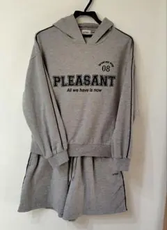 LTXC グレー パーカー セットアップ