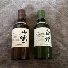 サントリー 山崎 白州 シングルモルトウイスキー 180ml 2本セットのサムネイル