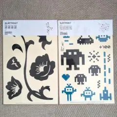 【新品】【廃番】IKEA SLÄTTHULT ウォールステッカー ×2