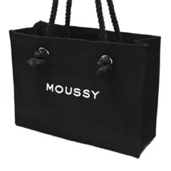 MOUSSY 黒 トートバッグ キャンバス