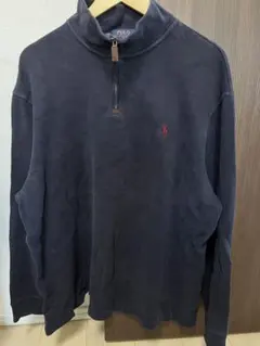 Polo Ralph Lauren ハーフジップ ネイビー XL