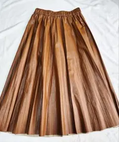 【29日限定値下げ】ZARA ブラウン プリーツロングスカート