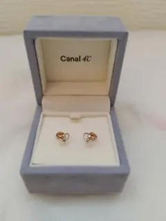 canal4°C ハートピアス ピンクゴールド 新品未使用品
