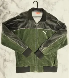 【SALE】希少PUMAトラックジャケット/ジャージ コーデュロイ/ベロア XL
