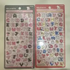 ボンボンドロップシール サンリオ イニシャル キティ 2枚セット