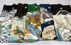 C*h様 2-上　着物　七五三　宮参り　子供　男の子　正絹　まとめ売り　5枚