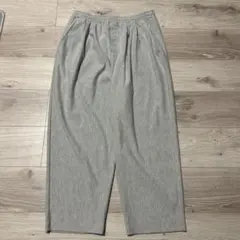 Lサイズ ウエストゴム ワイドパンツ