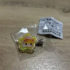 平成ファンシー おはじきシール風 まえがみクリップ 星型 ガチャガチャ 新品