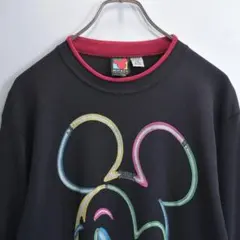90s MICKEYUNLIMITEDミッキーDisneyロングスリーブTシャツ