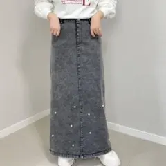 アベイル パール デニムスカート Aimeine laubeblanc ザラ