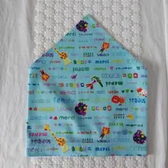 ●三角巾ゴムタイプ　英字アニマル