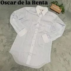 【Oscar de la Renta】 ストライプ 長袖ワイシャツ トップスのサムネイル