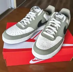 NIKE コートヴィジョン スニーカー オリーブグリーン27.5cm ★ほぼ新品