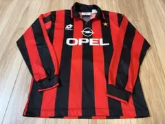 90s ACミランユニフォーム長袖 ロット ヴィンテージ ビンテージ 年代 ACミラン(AC Milan)90-92 H ホーム 長袖 アディダス 襟付き 90
