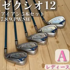【希少 レディース R】ゼクシオ12 アイアン 4本セット XXIO12 ブルー 希少 レディース R】ゼクシオ12 アイアン 4本セット XXIO12 ブルー