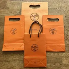 HERMESエルメス　ショップ袋4枚セット