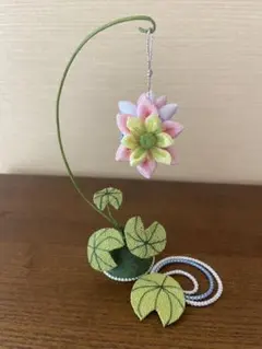 ちりめん細工 精霊馬 お盆飾り 蓮の花 鬼灯 つまみ細工 - メルカリ