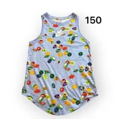 NIKE ナイキ タンクトップ 子供服 キッズ150 ブルー 総柄