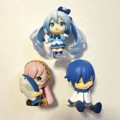 初音ミク 雪ミク 2024 あそーと Ａ賞 フィギュア　巡音ルカ　KAITO