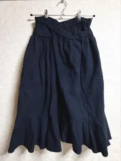 tricot COMME des GARCONS 膝下スカート ネイビーのサムネイル