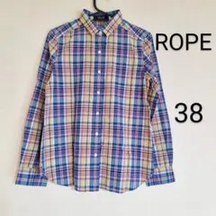 ROPE ロペ レディース シャツ ブラウス 綿100% M 長袖のサムネイル