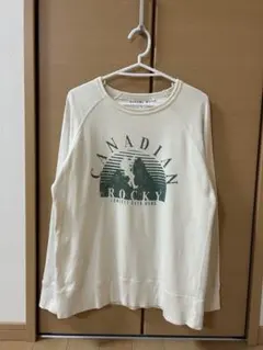 グローバルワーク　プリント　トレーナー　L C