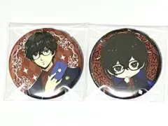 ペルソナ5 主人公 缶バッジ エスクリ