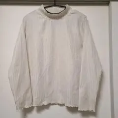 Lugnoncure ストライプ ハイネック トップス