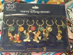 ディズニー 30周年限定 アニバーサリーミッキー キーチェーン