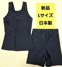女の子スクール水着 上下セット セパレート (新品-Lサイズ)