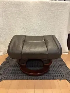 ダークブラウン オットマン