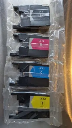 Brother　LC12 インクカートリッジ 4色セット　エコリカ