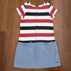 Bebe ボーダーワンピース　140