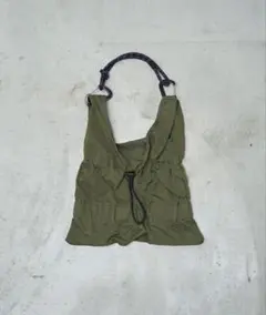 coen 2WAYパラコードギャザーハンドバッグ （S） オリーブ