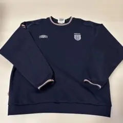 UMBRO アンブロ 2000年イングランド代表アウェイ半袖 ネイビー L