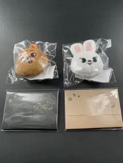 StrayKids ぬいぐるみマグネット＆フォトカードセット 4点まとめ売り