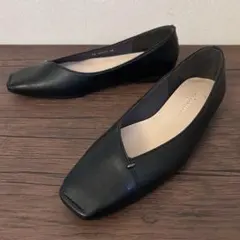 美品 yuko imanishi+ YUKI オープントゥ 本革 黒 41 - メルカリ