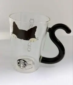 新品　スターバックス　ハロウィン2025 耐熱グラスマグキャット　296ml
