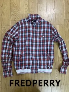 FREDPERRY フレッドペリー　薄手ブルゾン　ライトアウター　チェック
