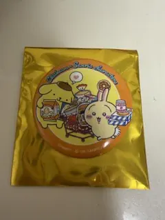 ちいかわ×サンリオキャラクターズ 缶バッジ うさぎ ポムポムプリン
