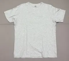 UNIQLO クルーネックTシャツ グレー ライトグレー XLサイズ