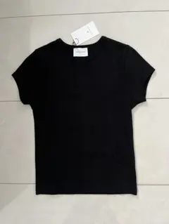 ユナイテッドアローズ　フレンチスリーブシャツブラック　新品、未使用のサムネイル