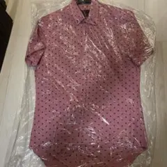 ZARA MAN スリムフィット 半袖シャツ ピンク