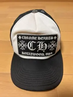 CHROME HEARTS トラッカーキャップ ホワイト/ブラック