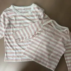 無印良品 ベビー 長袖Tシャツ 70 90 2枚セットのサムネイル