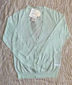 【UNIQLO】長袖カーディガン　春夏　薄手　ミントグリーン　Mサイズ