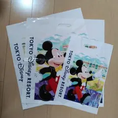 東京ディズニーリゾート ショップ袋 3枚セット