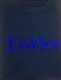 虜 Torico Logo Stitch Tee NAVY