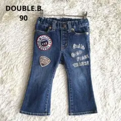 ダブルビー　デニムパンツ　90